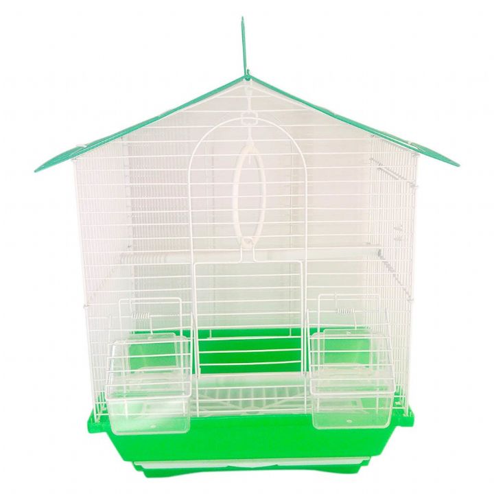 A-2107 Kuş Kafesi İki Kapılı Dik Çatılı 10'lu