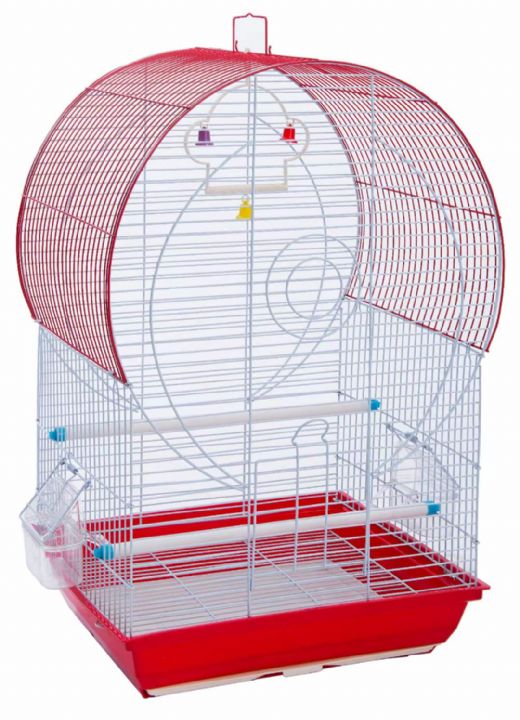 A3129 KUŞ KAFESİ OVAL ÇATILI 12'Lİ