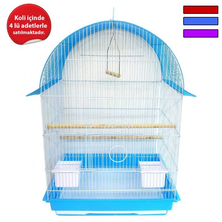 A-4004 KUŞ KAFESİ OVAL ÇATILI BÜYÜK