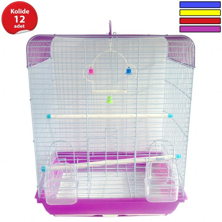 A3109-A KUŞ KAFESİ BOYALI ORTA BOY 12'Lİ A3109-A KUŞ KAFESİ BOYALI ORTA BOY 12'Lİ