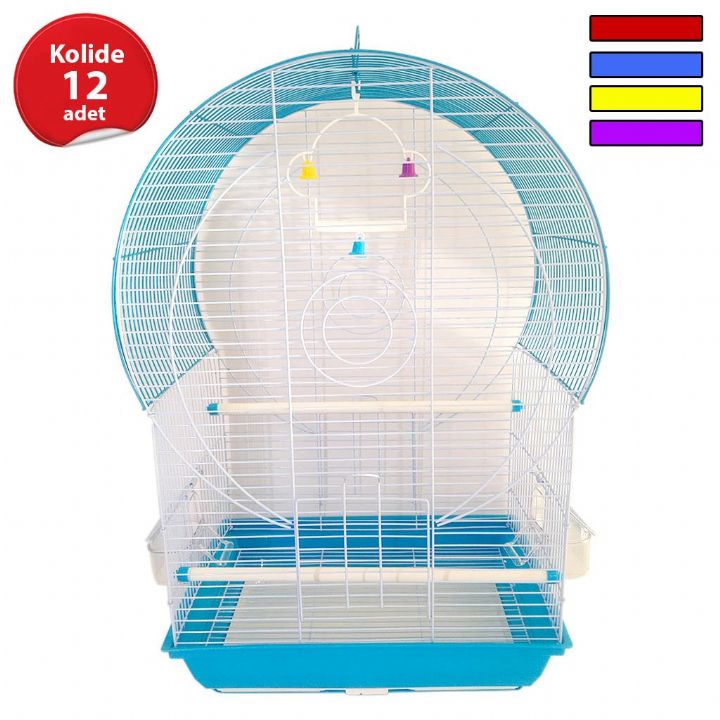 A3129 Kuş Kafesi Oval Çatılı 12'li