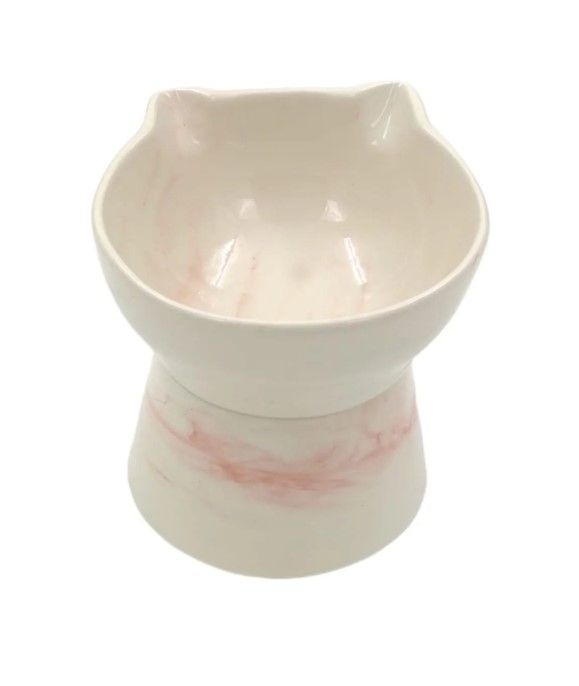 Ayaklı Kedi Figür Su Kabı Pembe Desen