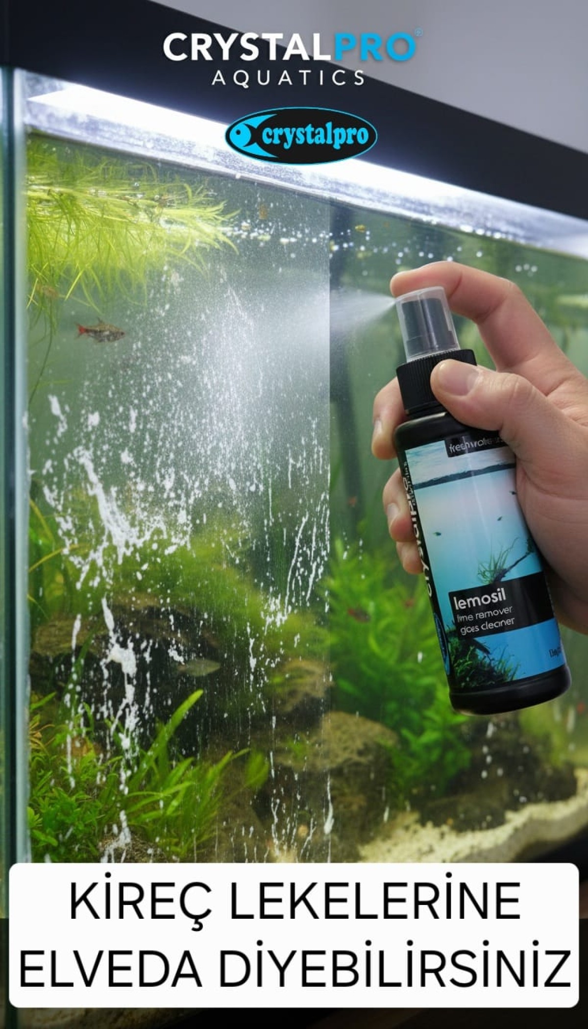 CRYSTALPRO LEMOSIL (CAM TEMİZLEYİCİ) 125ml CRYSTALPRO LEMOSIL (CAM TEMİZLEYİCİ) 125ml