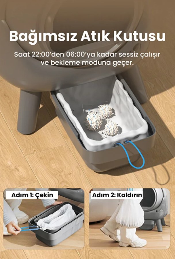 ELSPET OTAMATİK AKILLI KEDİ TUVALETİ ELSPET OTAMATİK AKILLI KEDİ TUVALETİ