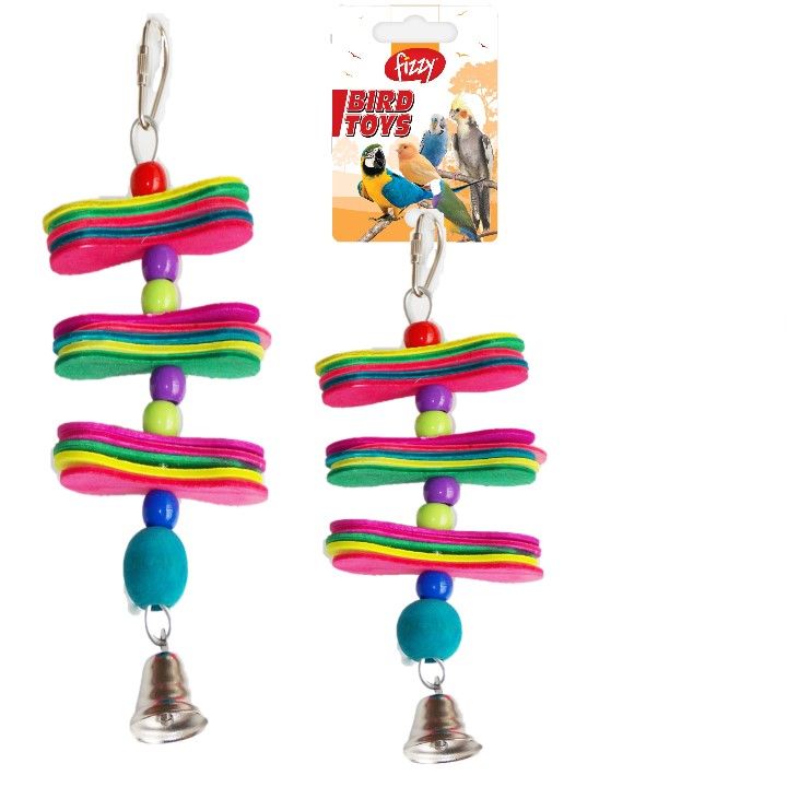 FİZZY KUŞ OYUNCAGI ZİLLİ ÇUBUKLAR