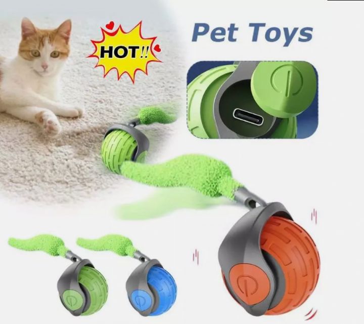 Kedi Oyuncagı İnteraktif Hareketli Top A01