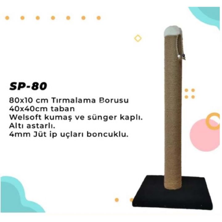 Kedi Tırmalama Kalın 80cm