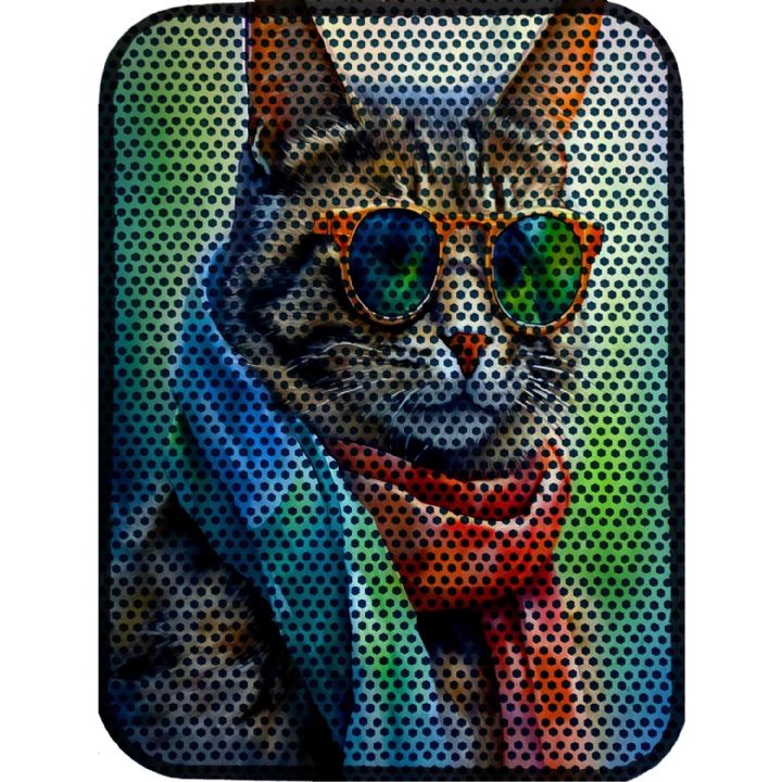 KEDİ TUVALET PASPASI ELEKLİ BÜYÜK BASKILI KEDİ TUVALET PASPASI ELEKLİ BÜYÜK BASKILI