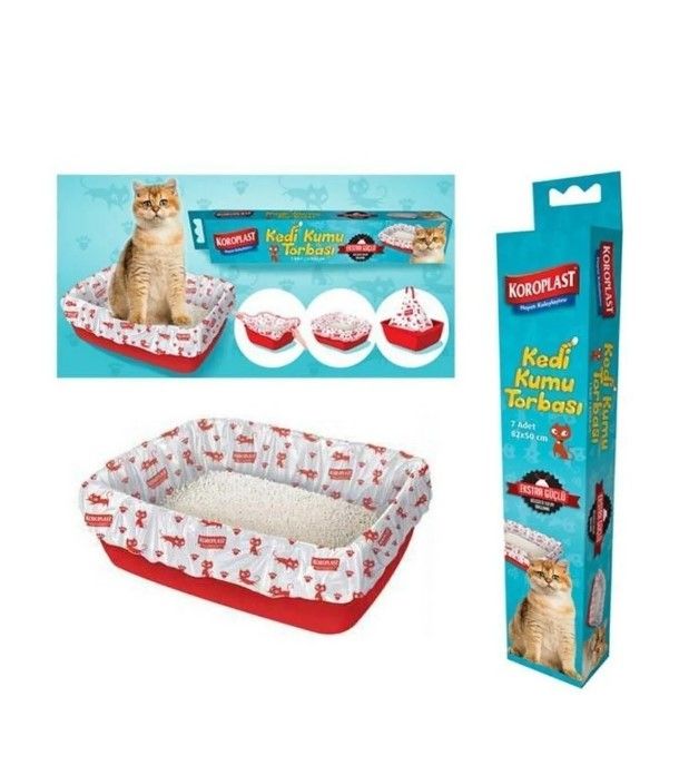 KOROPLAST KEDİ KUMU TORBASI 82*50