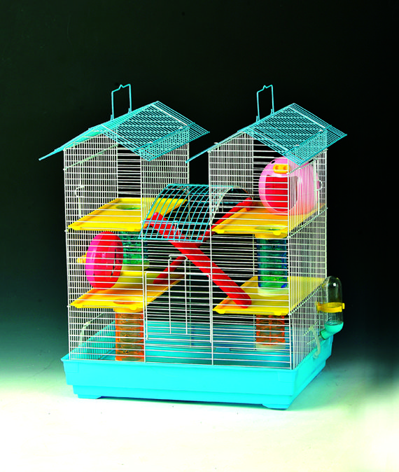 M-027 KEMİRGEN KAFESİ DİK ÇATILI 45.5×28.5×45