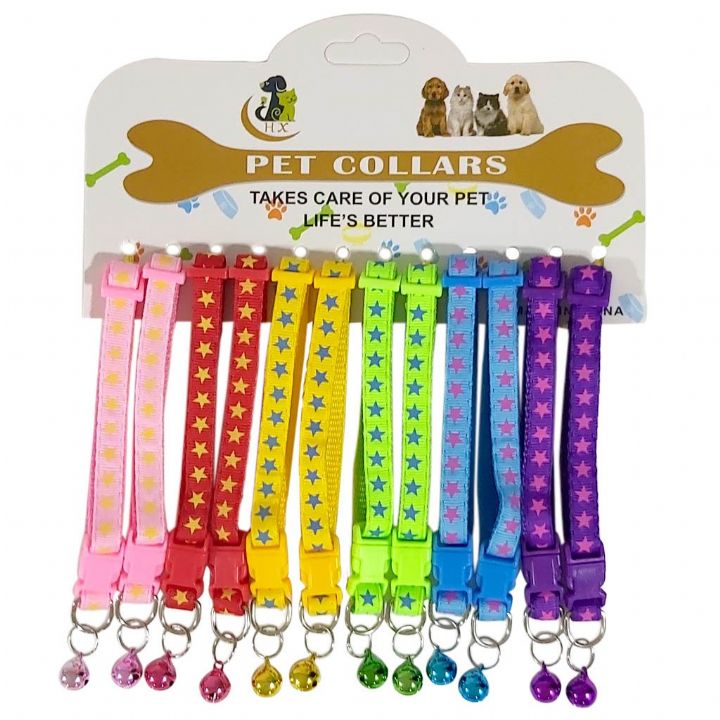 MAXI LİFE KEDİ BOYUN TASMASI YILDIZ 12'Lİ