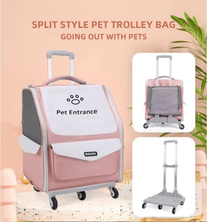 Moor Pet Taşıma Çantası Çekçek 40*30*43+36*30*97