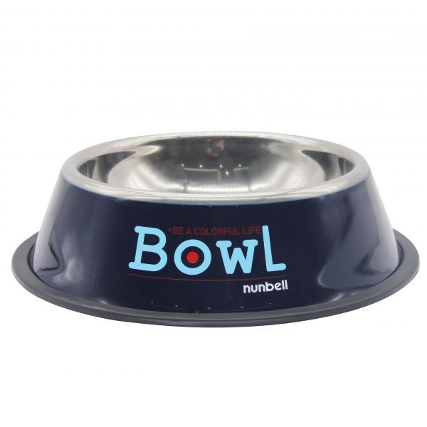 NUNBELL ÇELİK MAMA KABI RENKLİ 34cm