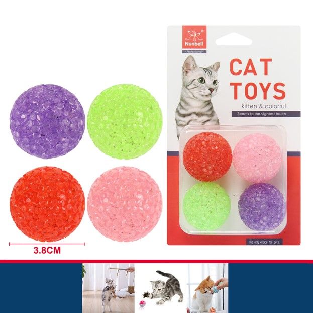 NUNBELL İKİLİ KEDİ OYUNCAK TOP