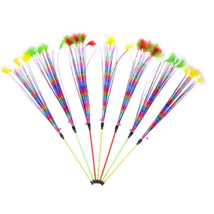 NUNBELL KEDİ OLTASI RENKLİ PÜSKÜLLER