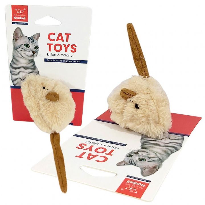 NUNBELL KEDİ OYUNCAGI TÜYLÜ FARE