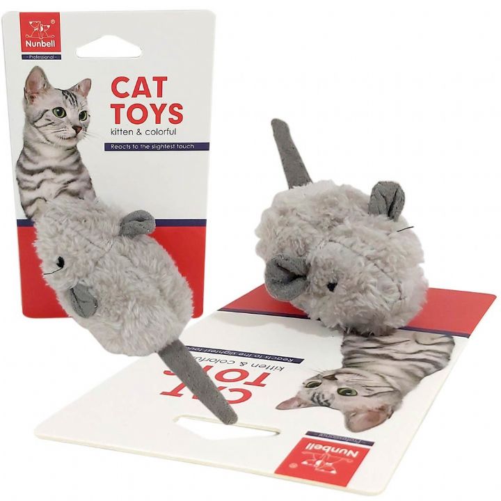 NUNBELL KEDİ OYUNCAGI TÜYLÜ FARE
