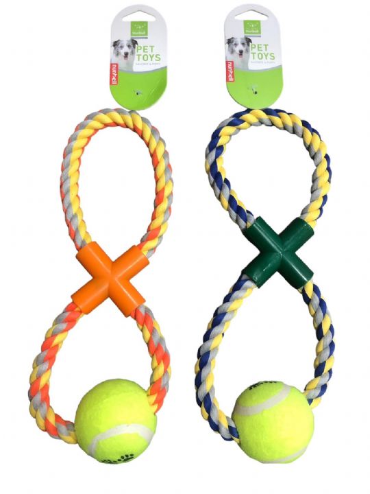 NUNBELL KÖPEK DİŞ İPİ SEKİZ ŞEKİLLİ