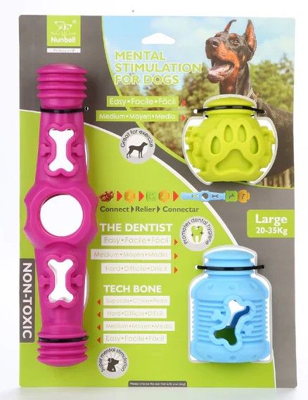 Nunbell Köpek Egitici 3 Parçalı Oyuncak Large