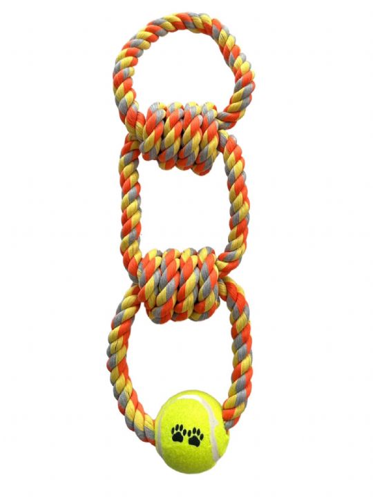 Nunbell Köpek Oyun.kalın Üç Dügüm İp