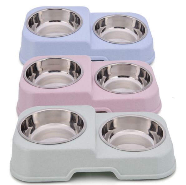 NUNBELL MELAMİN ÇELİK MAMA KABI İKİLİ