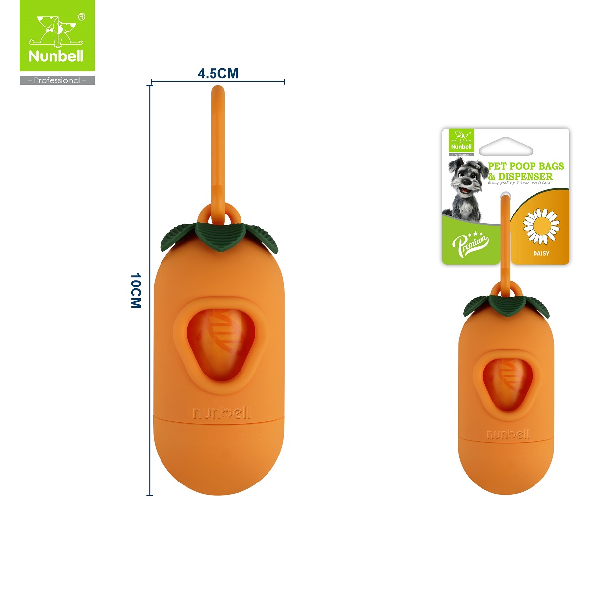 NUNBELL YEDEKLİ DIŞKI TORBASI TEKLİ