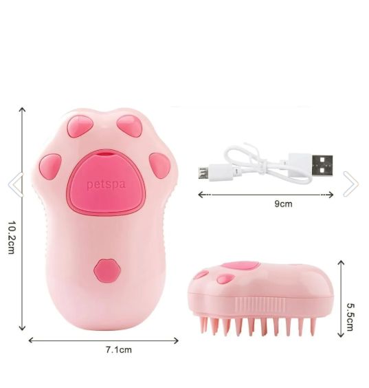 Patili Kedi ve Köpekler için Buharlı Tarak