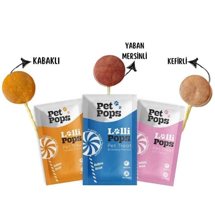 Pet Pops Kedi Lolipop Bal Kabagı 10'lu