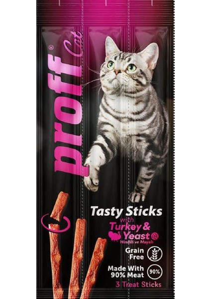 Proff Kedi Stik Hindi 3x5gr 24 Adet Proff Kedi Stik Hindi 3x5gr 24 Adet