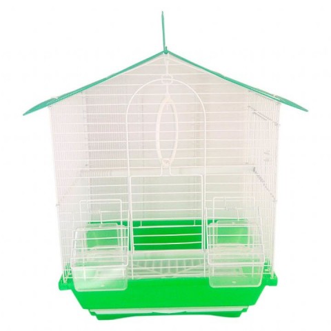 A-2107 Kuş Kafesi İki Kapılı Dik Çatılı 10'lu