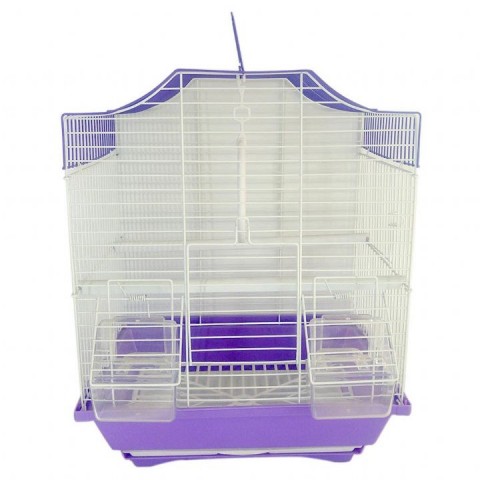 A-2109 KUŞ KAFESİ İKİ KAPILI BEŞGEN ÇATI 10'LU