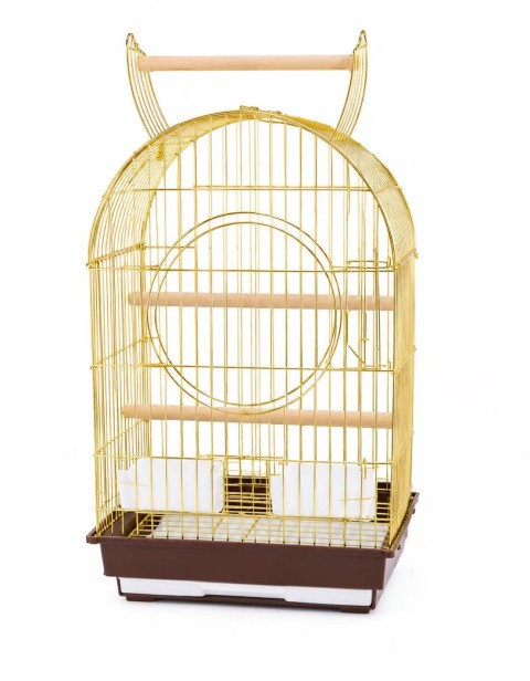 A-5002  Papagan Kafesi Pirinç 47x47x86