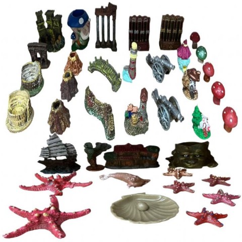 Afy Akvaryum  Küçük Dekor 38'li