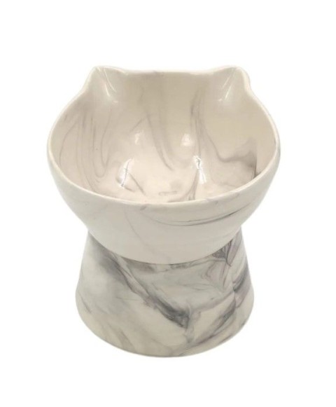 AYAKLI KEDİ FİGÜR SU KABI SİYAH DESEN