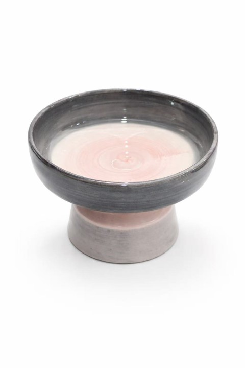 AYAKLI MAMA KABI FIRÇA İZLİ PEMBE- SİYAH