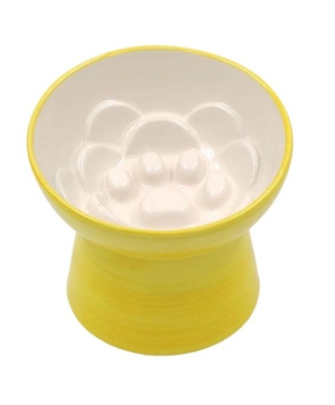 AYAKLI YAVAŞ YEME MAMA KABI SARI