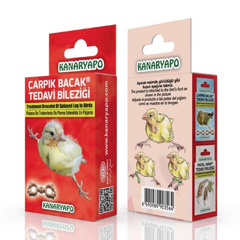 Birdie Kanarya Çarpık Bacak Tedavi Bilezgi