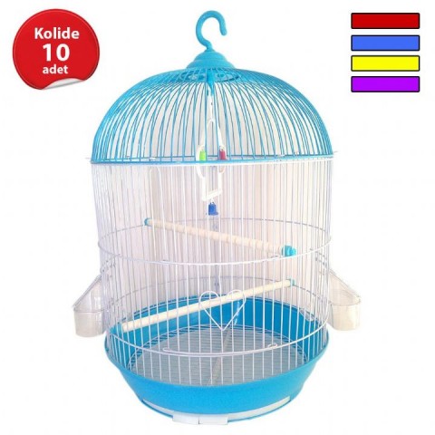 C301 KUŞ KAFESİ SİLİNDİR BOYALI 10'LU