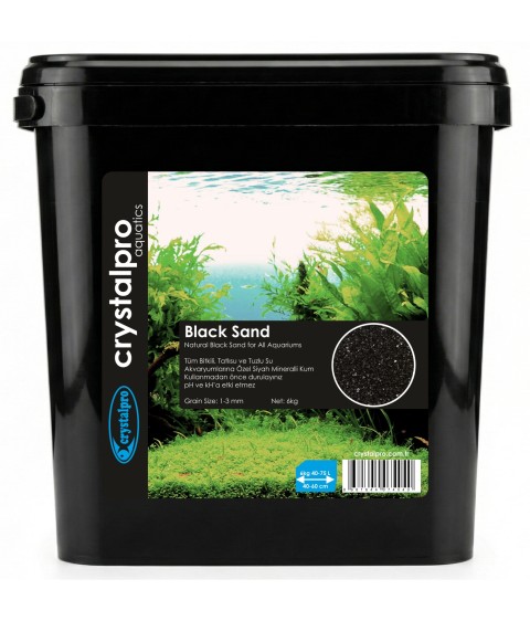 CRYSTALPRO BLACK SAND KUM 25KG