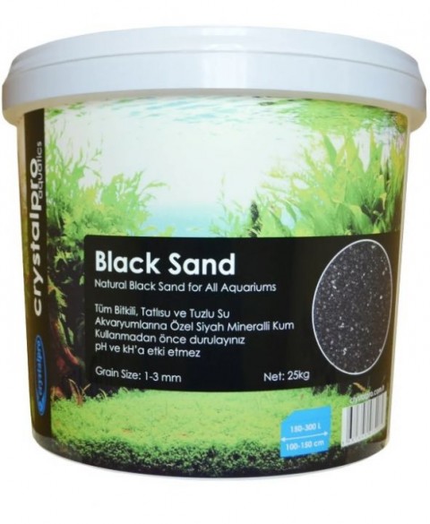 CRYSTALPRO BLACK SAND KUM 25KG