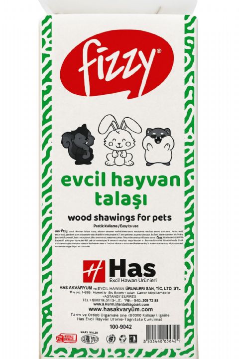 FİZZY KEMİRGEN TALAŞ 15LT 10'LU PAKET