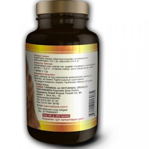 HAWMİ VALERİAN KÖPEK 60TB TAMAMLAYICI