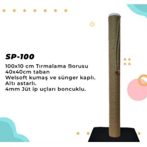 Kedi Tırmalama Kalın 100cm