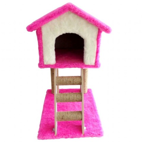 KEDİ TIRMALAMA MERDİVENLİ EV