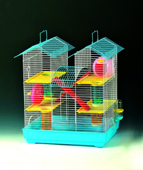 M-027 KEMİRGEN KAFESİ DİK ÇATILI 45.5×28.5×45