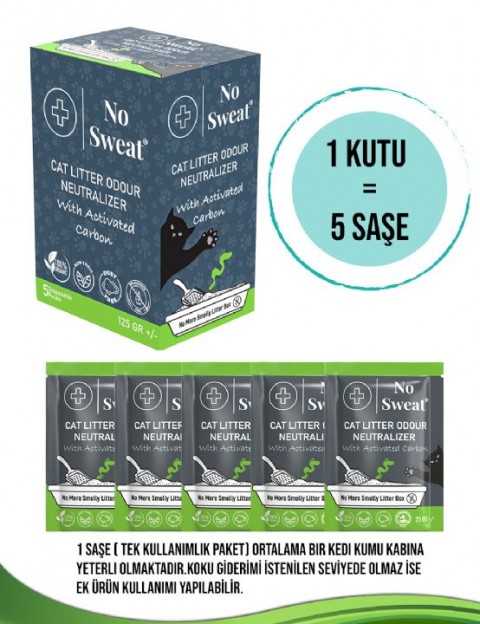 No Sweat Aktif Kar.koku Gid.1kutu-5 Adet 125gr
