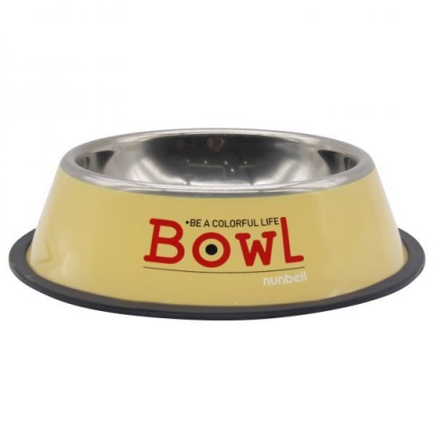 NUNBELL ÇELİK MAMA KABI RENKLİ 18cm