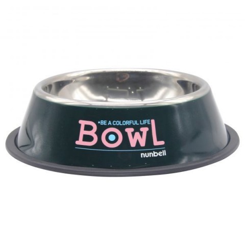 NUNBELL ÇELİK MAMA KABI RENKLİ 22cm