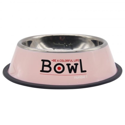 NUNBELL ÇELİK MAMA KABI RENKLİ 30cm