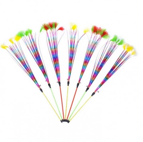 Nunbell Kedi Oltası Renkli Püsküller